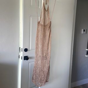 Rose Gold Pool or Beach Coverup